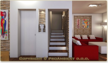 3D vizualizacija hiše v Portorožu